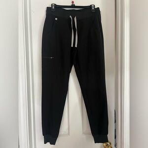Figs Black Jogger Pants, barely worn. Still look new